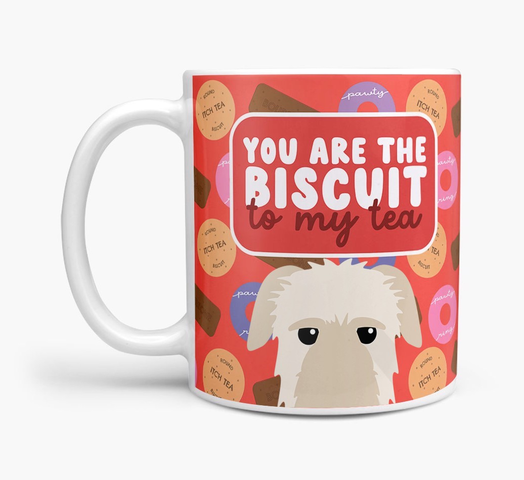 Biscuit To My Tea: Personalised {breedFullName} Mug