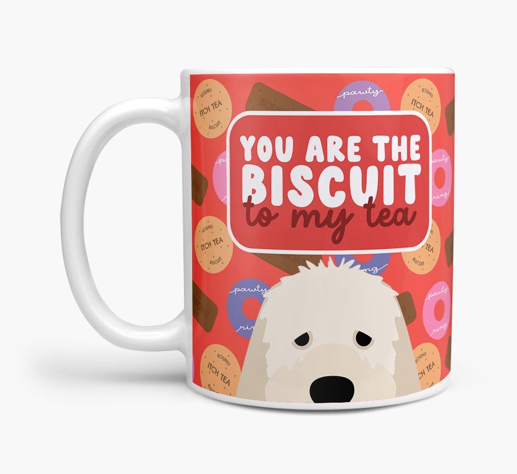 Biscuit To My Tea: Personalised {breedFullName} Mug