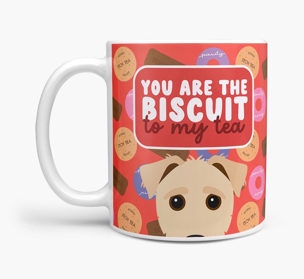 Biscuit To My Tea: Personalised {breedFullName} Mug