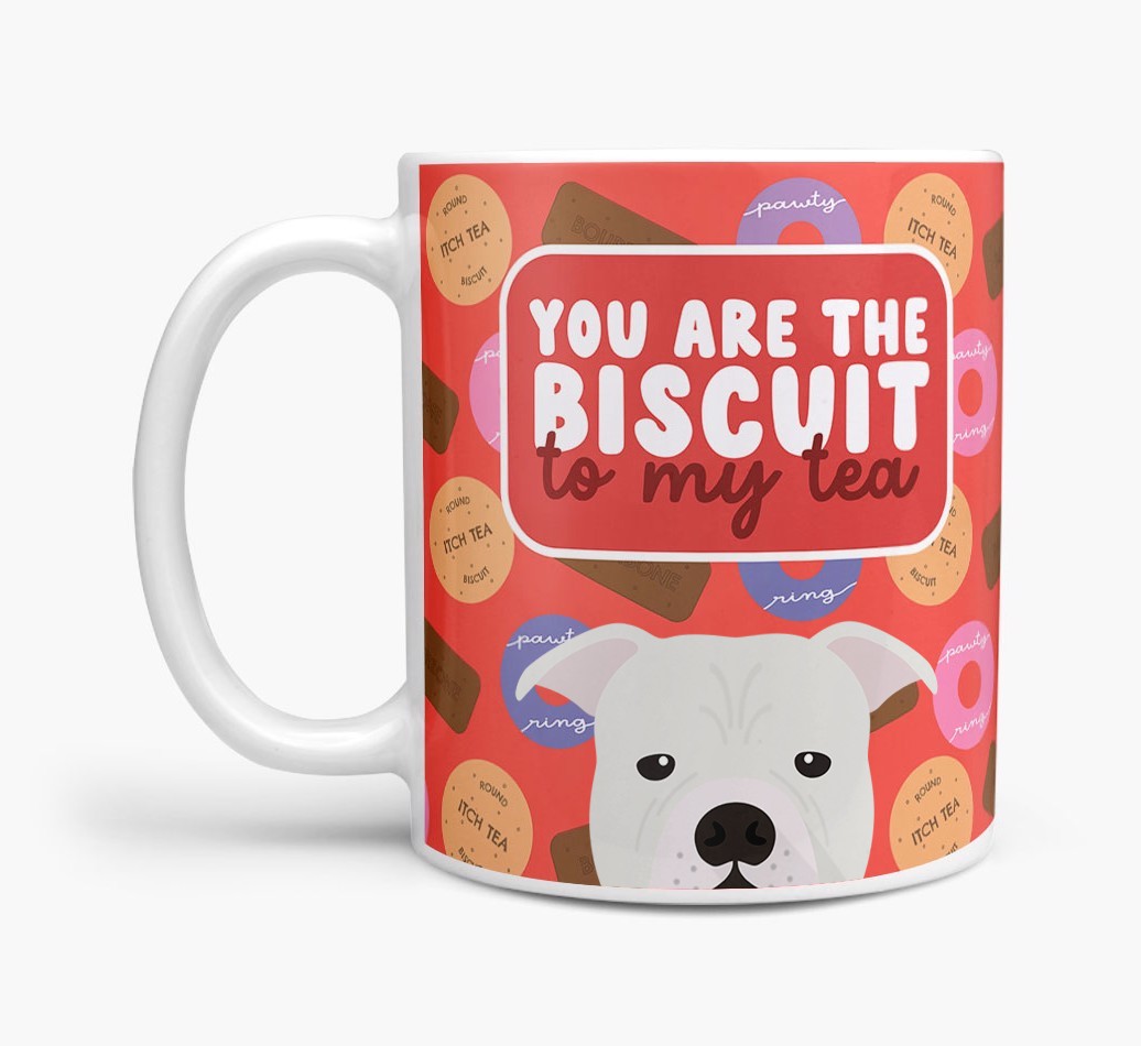 Biscuit To My Tea: Personalised {breedFullName} Mug