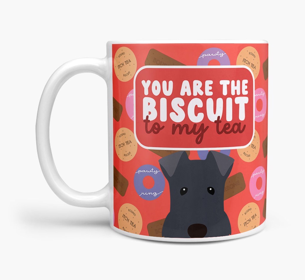 Biscuit To My Tea: Personalised {breedFullName} Mug