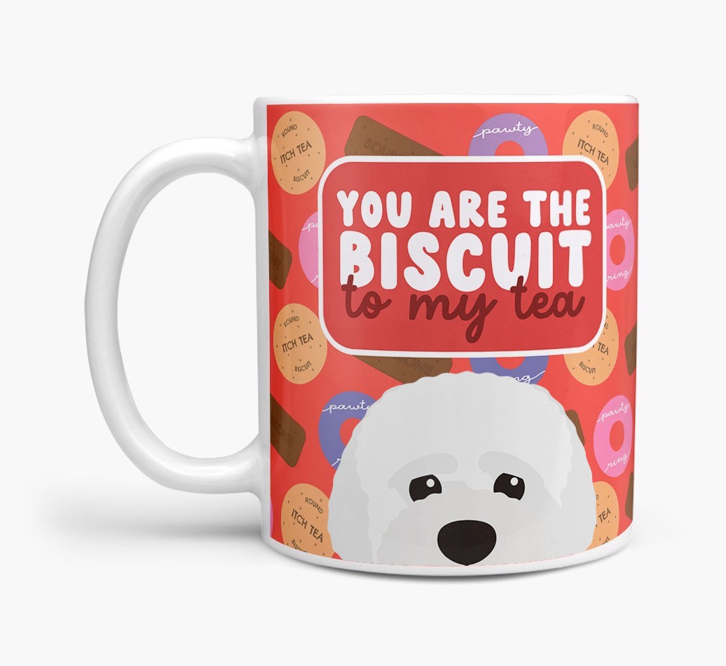 Biscuit To My Tea: Personalised {breedFullName} Mug