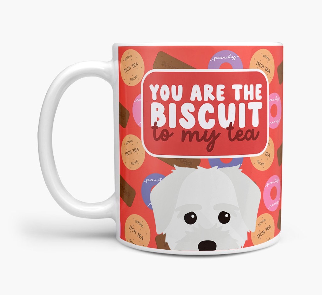Biscuit To My Tea: Personalised {breedFullName} Mug