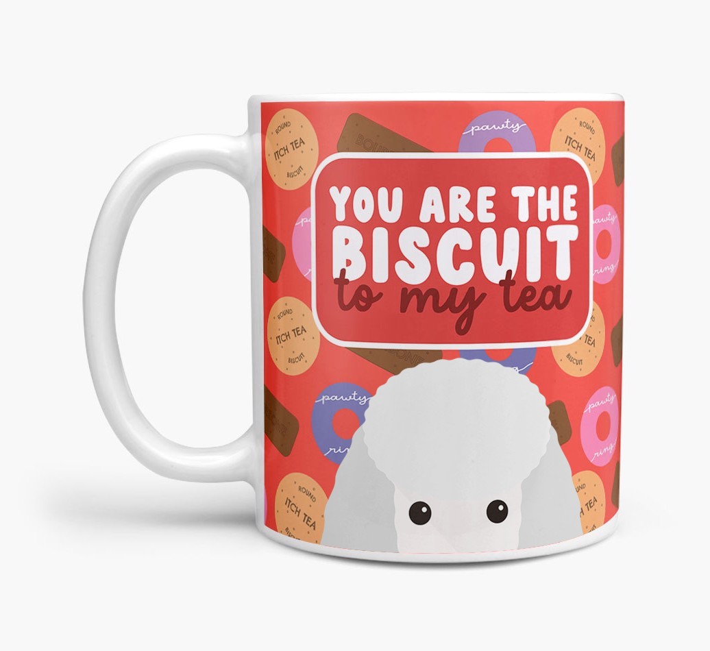Biscuit To My Tea: Personalised {breedFullName} Mug