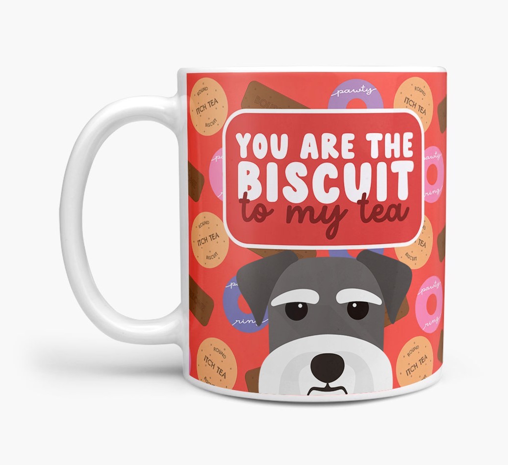 Biscuit To My Tea: Personalised {breedFullName} Mug
