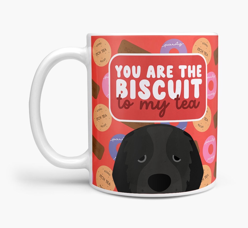 Biscuit To My Tea: Personalised {breedFullName} Mug