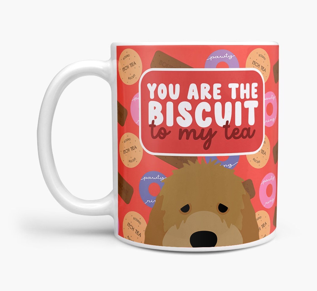 Biscuit To My Tea: Personalised {breedFullName} Mug