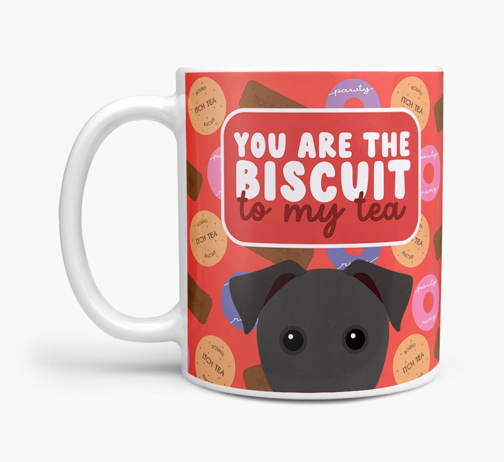 Biscuit To My Tea: Personalised {breedFullName} Mug