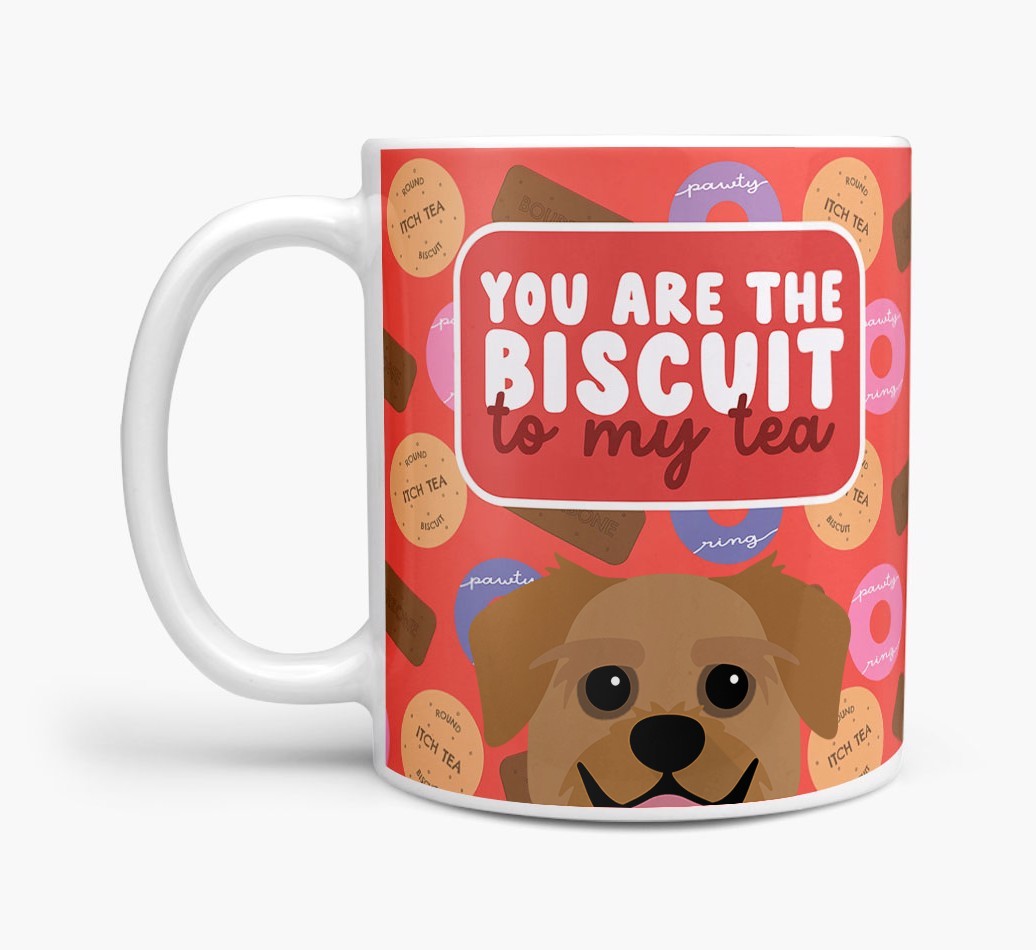 Biscuit To My Tea: Personalised {breedFullName} Mug