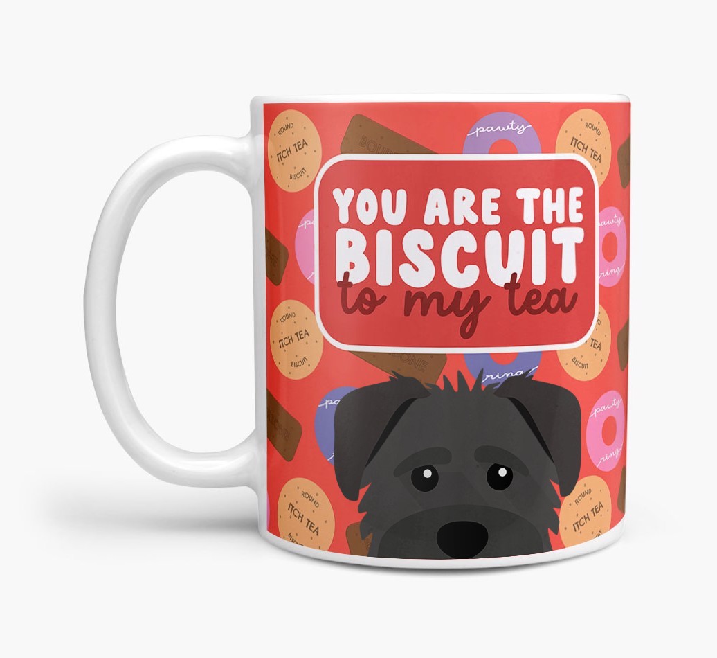 Biscuit To My Tea: Personalised {breedFullName} Mug
