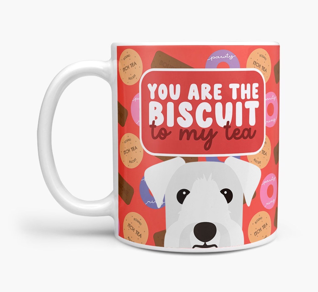 Biscuit To My Tea: Personalised {breedFullName} Mug