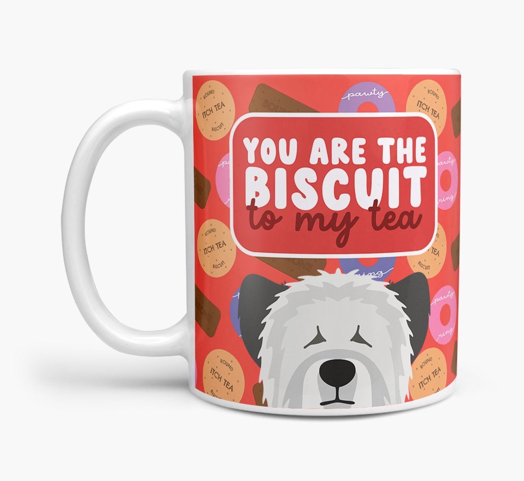 Biscuit To My Tea: Personalised {breedFullName} Mug