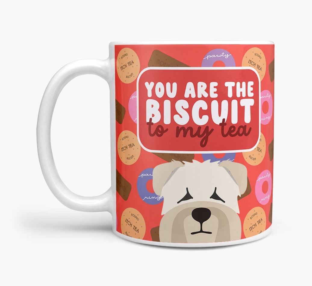 Biscuit To My Tea: Personalised {breedFullName} Mug