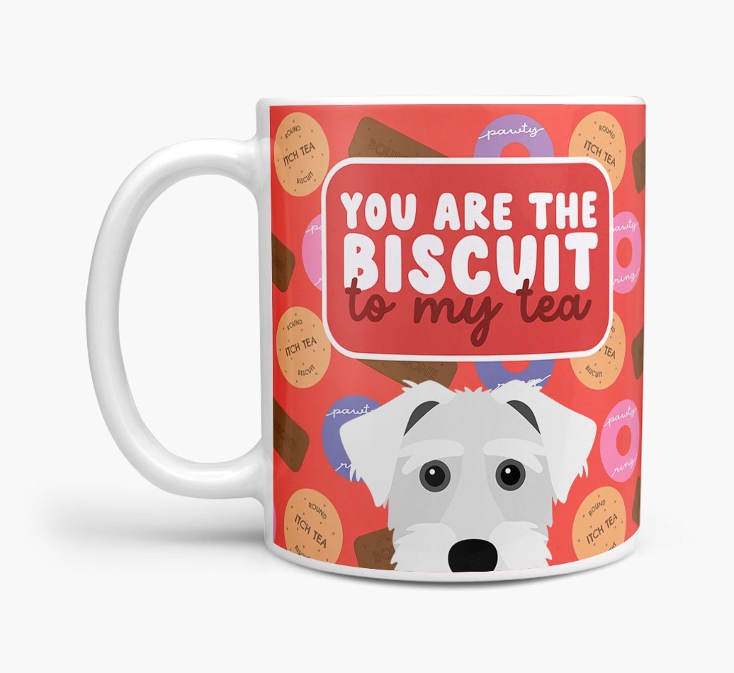 Biscuit To My Tea: Personalised {breedFullName} Mug