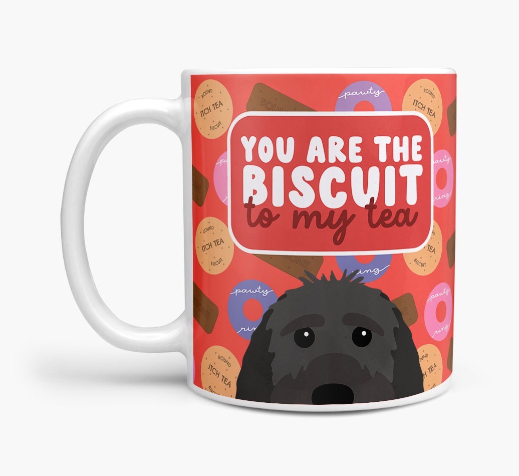 Biscuit To My Tea: Personalised {breedFullName} Mug