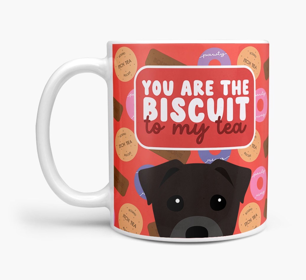 Biscuit To My Tea: Personalised {breedFullName} Mug