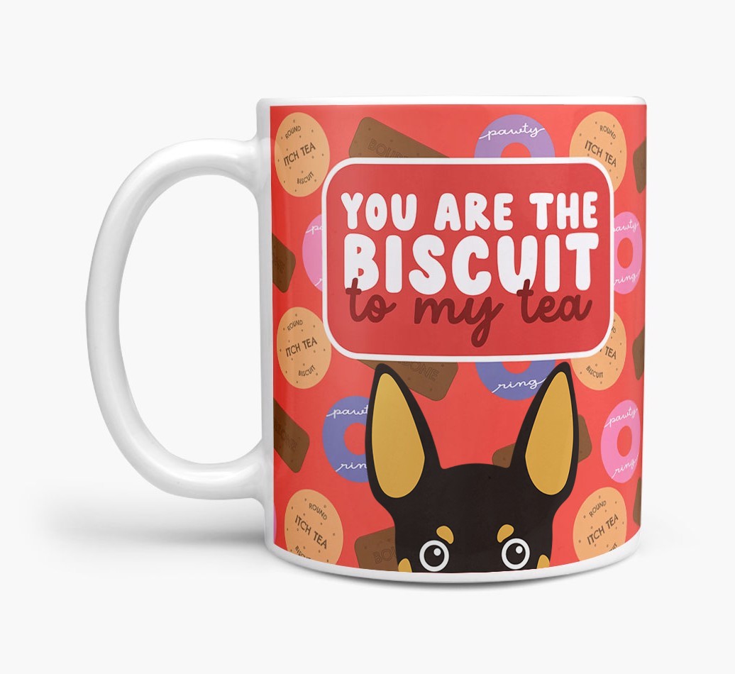Biscuit To My Tea: Personalised {breedFullName} Mug