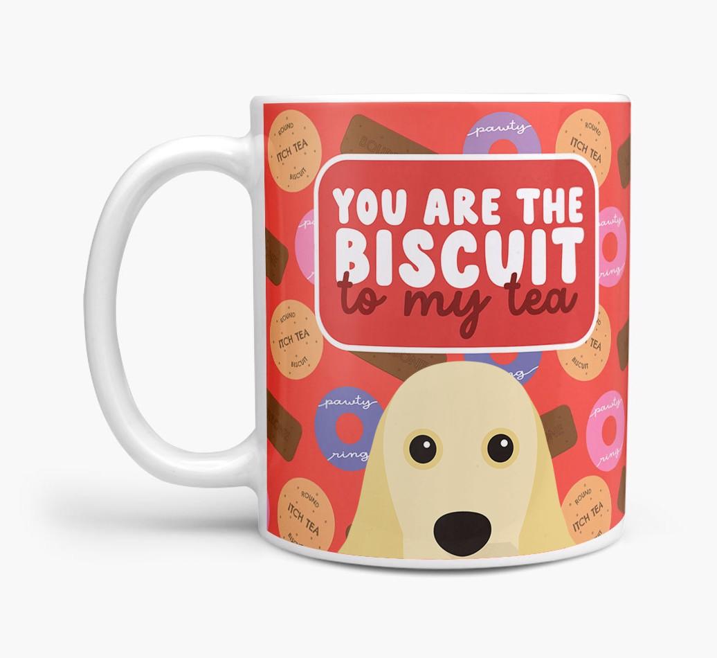 Biscuit to my Tea: Personalized {breedFullName} Mug