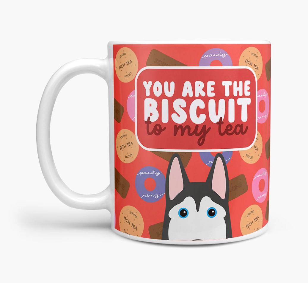 Biscuit to my Tea: Personalized {breedFullName} Mug