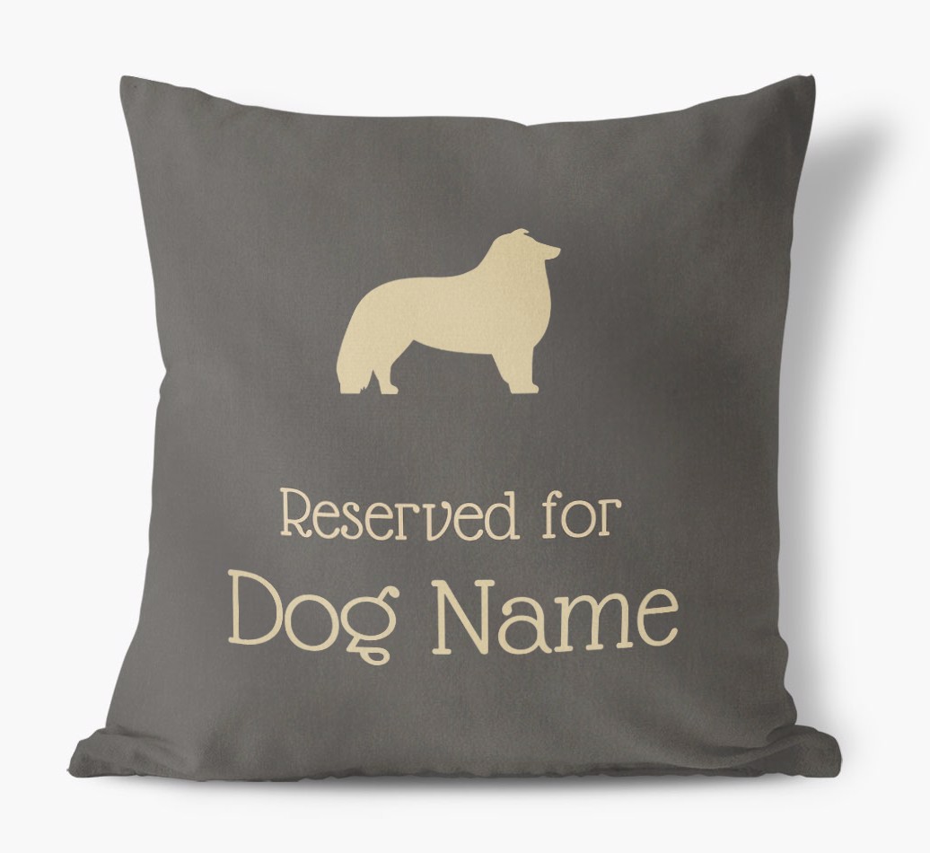 Reserved for {dogsName}: Personalised {breedFullName} Soft Touch Cushion