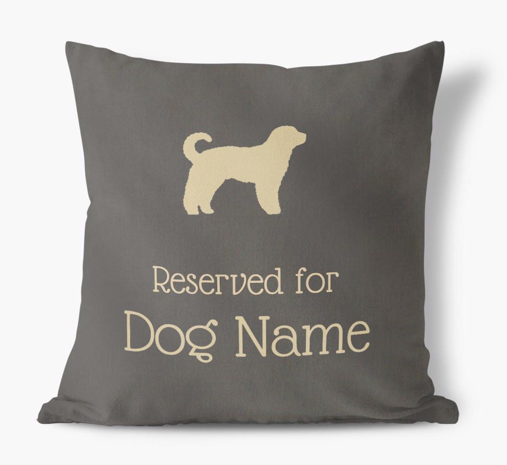Reserved For {dogsName}: Personalized Soft Touch Pillow
