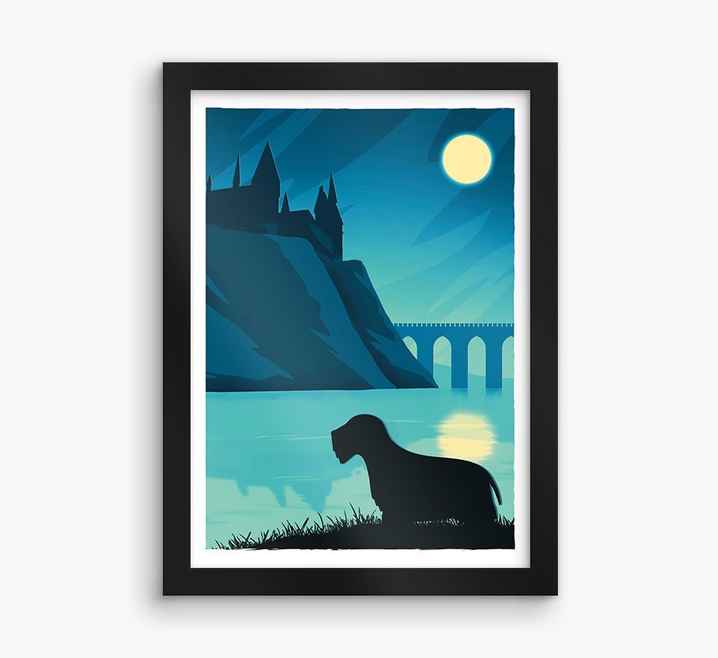 Magical Adventure: Personalised {breedFullName} Framed Print