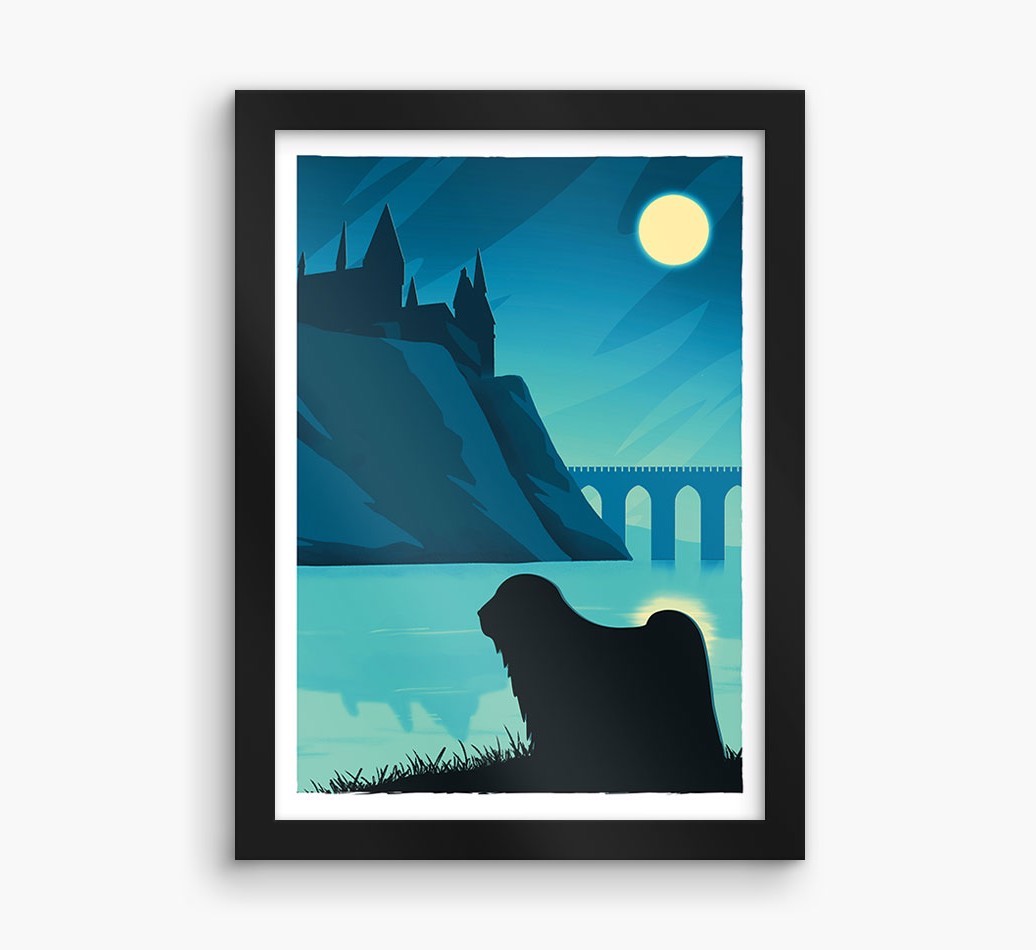 Magical Adventure: Personalised {breedFullName} Framed Print