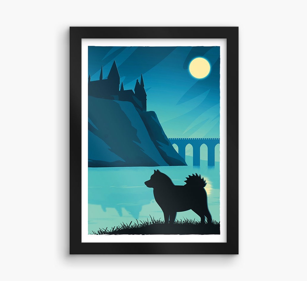 Magical Adventure: Personalised {breedFullName} Framed Print