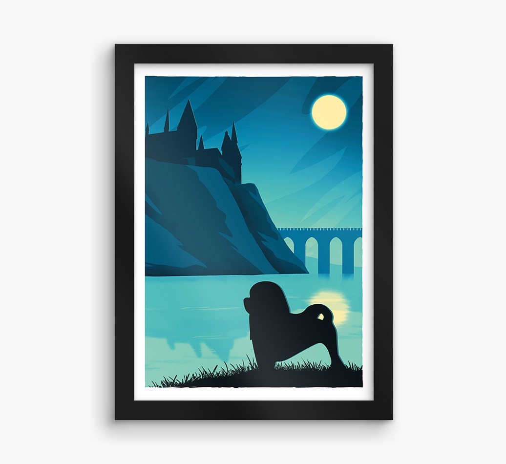 Magical Adventure: Personalized {breedFullName} Framed Print