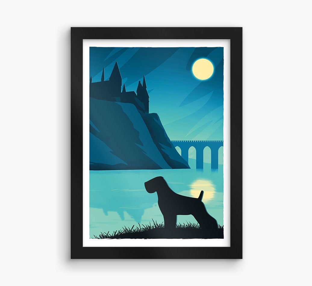 Magical Adventure: Personalised {breedFullName} Framed Print