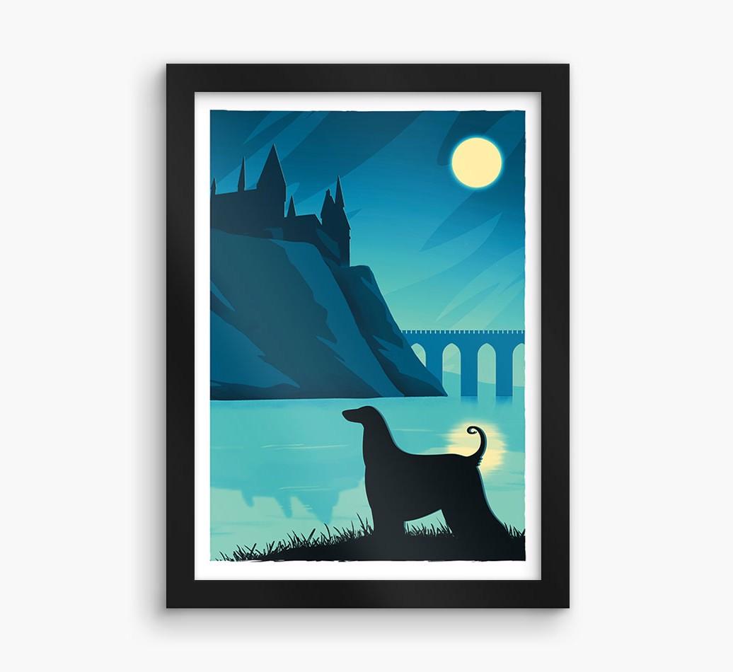 Magical Adventure: Personalized {breedFullName} Framed Print