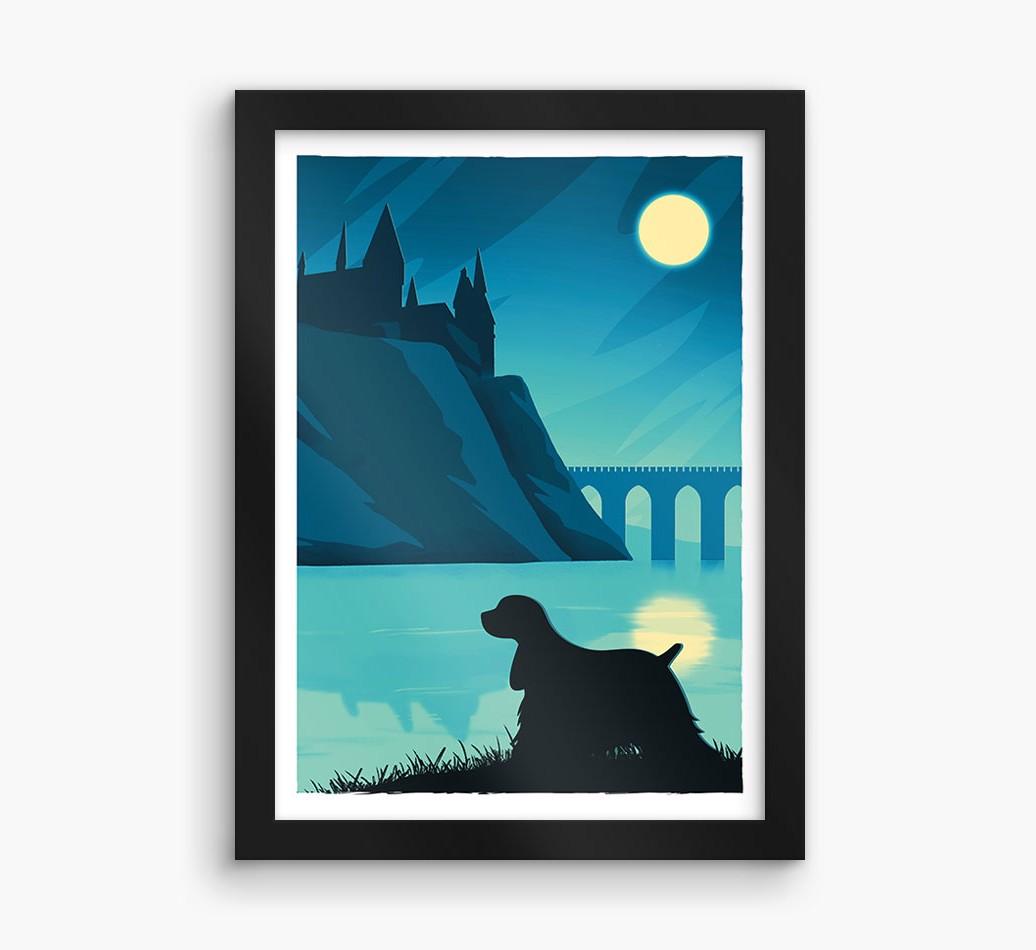 Magical Adventure: Personalized {breedFullName} Framed Print