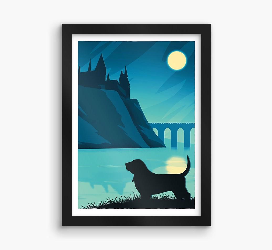 Magical Adventure: Personalized {breedFullName} Framed Print