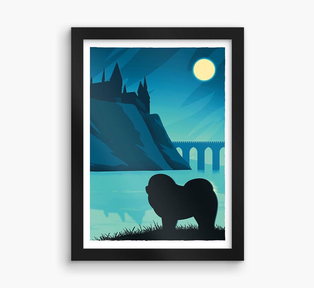 Magical Adventure: Personalized {breedFullName} Framed Print