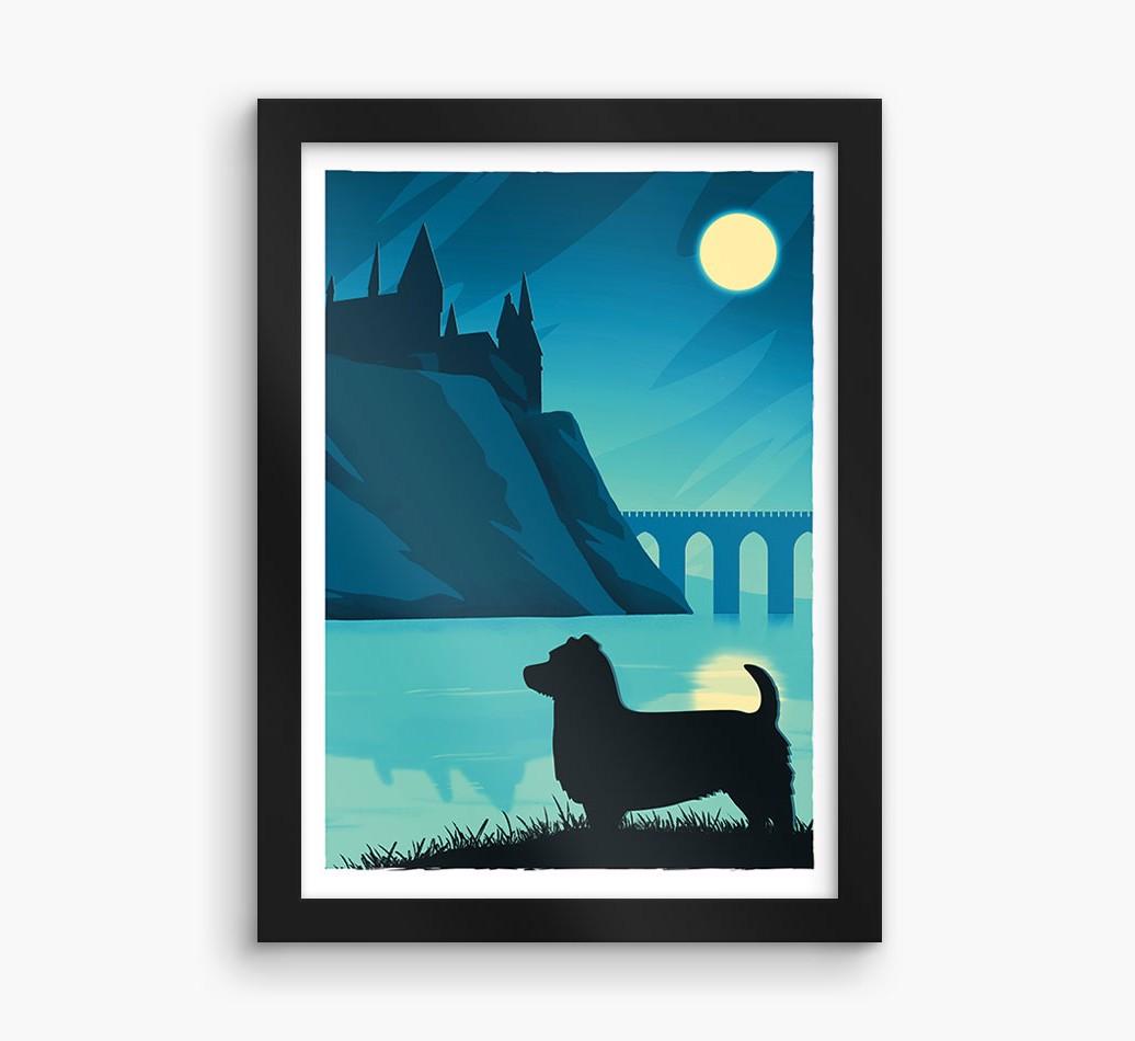 Magical Adventure: Personalized {breedFullName} Framed Print
