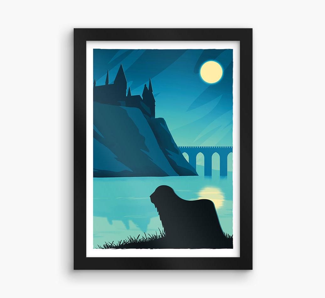 Magical Adventure: Personalized {breedFullName} Framed Print