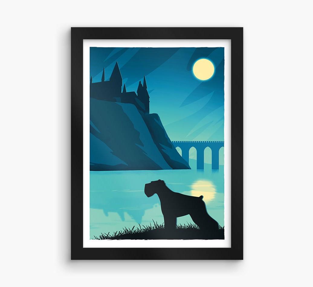 Magical Adventure: Personalized {breedFullName} Framed Print