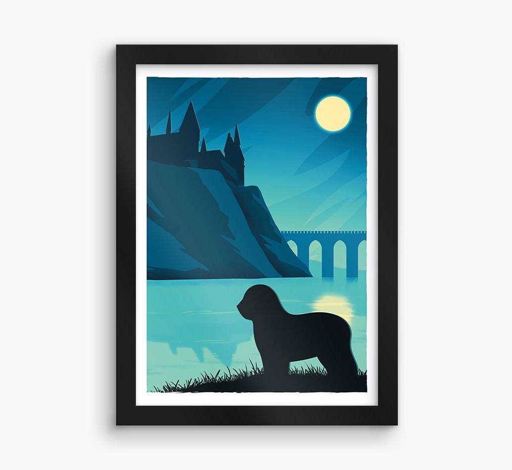 Magical Adventure: Personalized {breedFullName} Framed Print