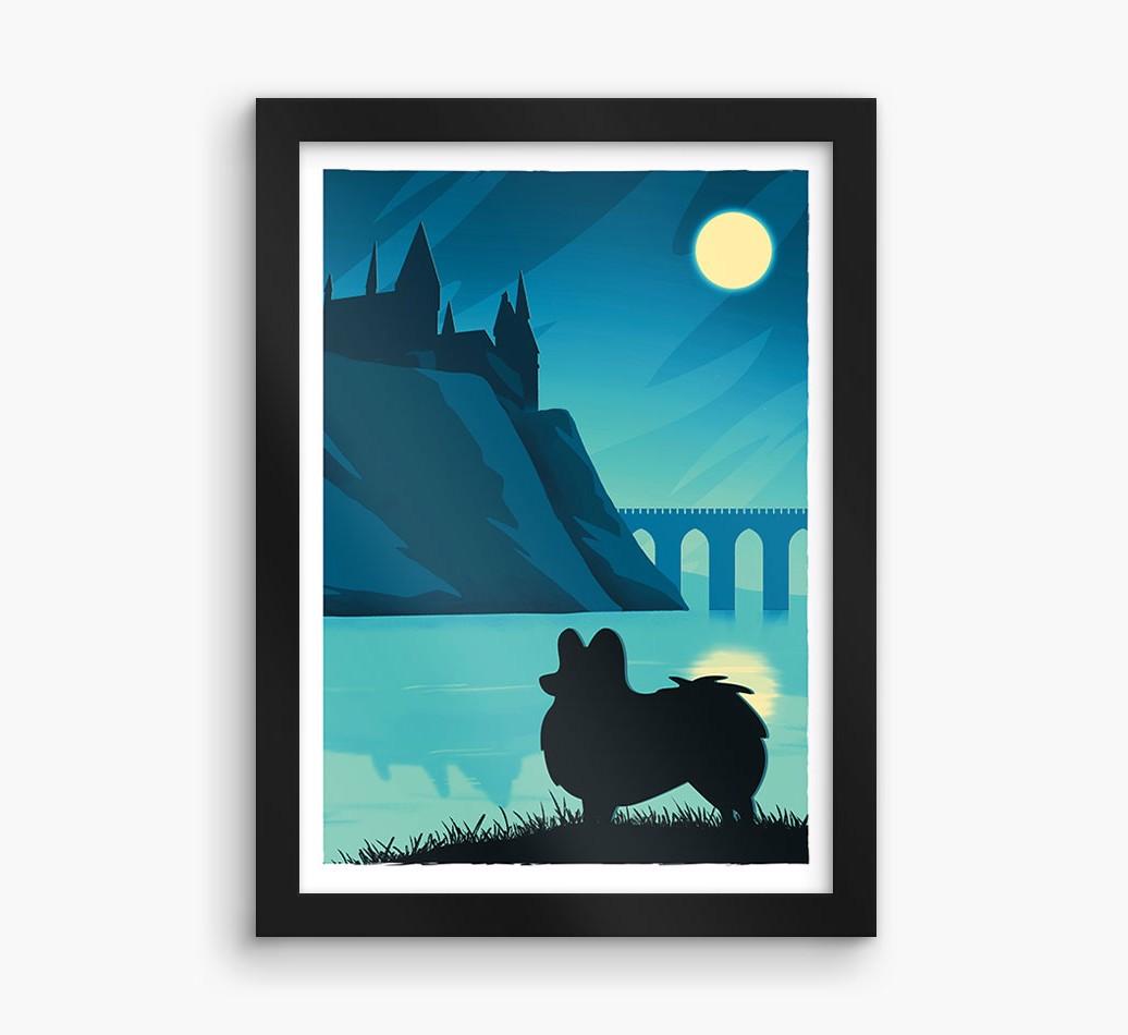 Magical Adventure: Personalized {breedFullName} Framed Print