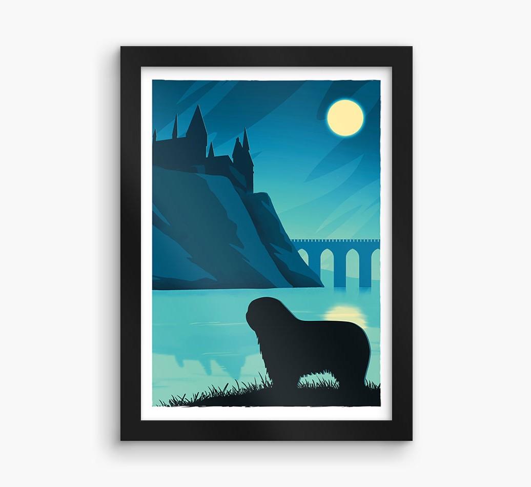 Magical Adventure: Personalized {breedFullName} Framed Print