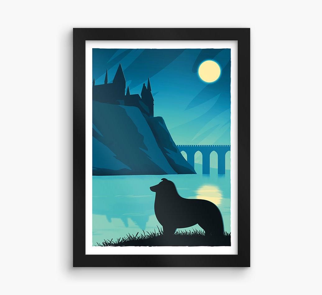 Magical Adventure: Personalized {breedFullName} Framed Print