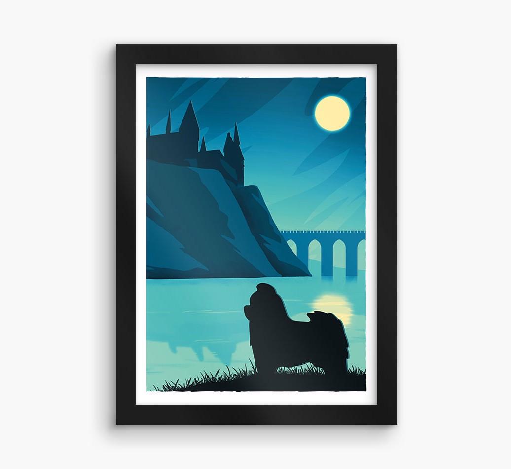 Magical Adventure: Personalized {breedFullName} Framed Print