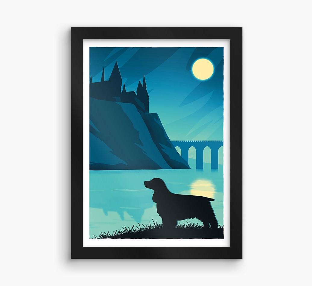 Magical Adventure: Personalized {breedFullName} Framed Print