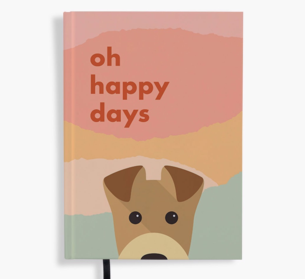 Oh Happy Days: Personalised {breedFullName} Notebook