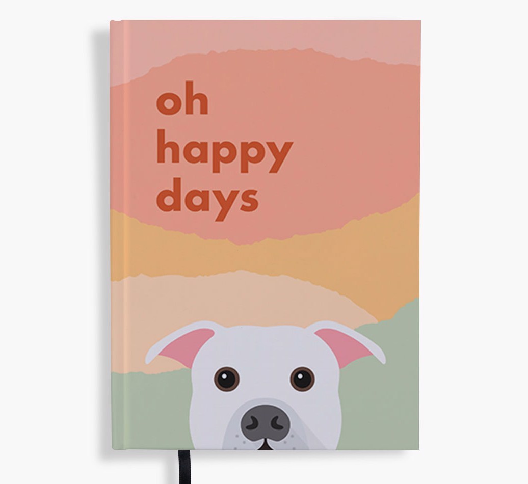 Oh Happy Days: Personalised {breedFullName} Notebook
