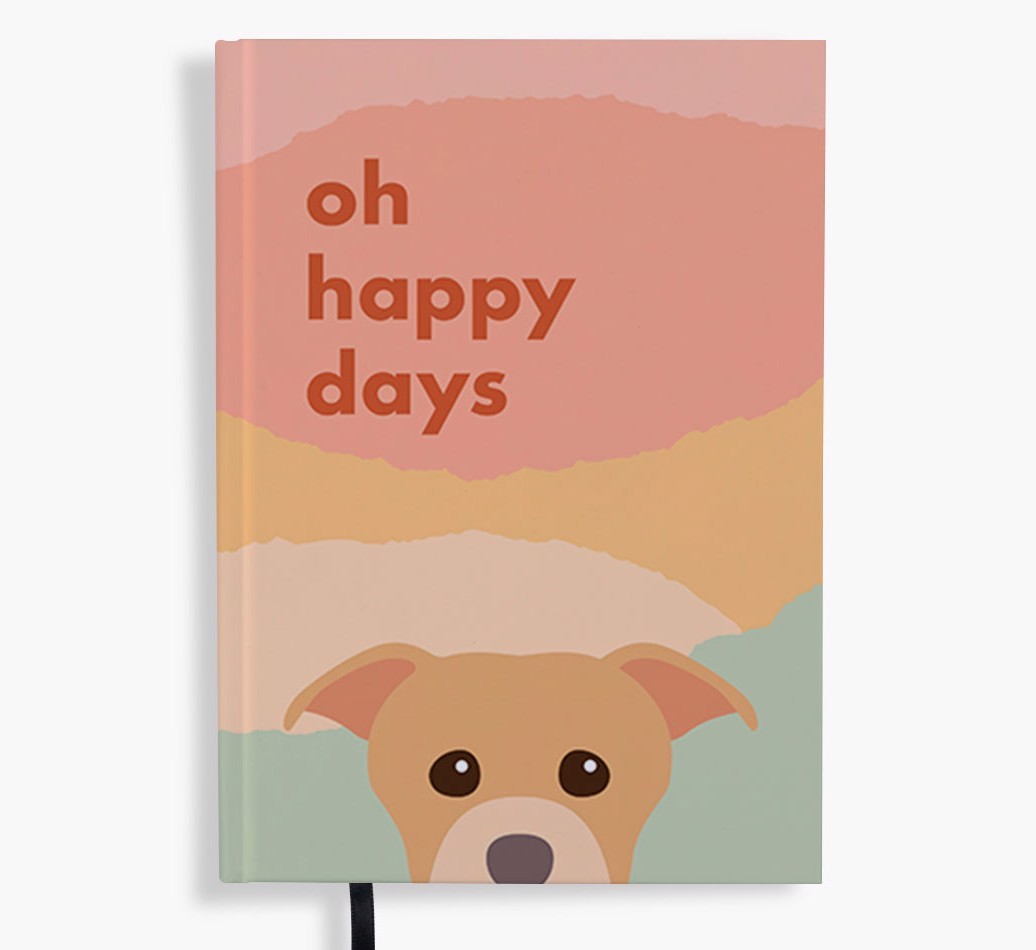 Oh Happy Days: Personalised {breedFullName} Notebook