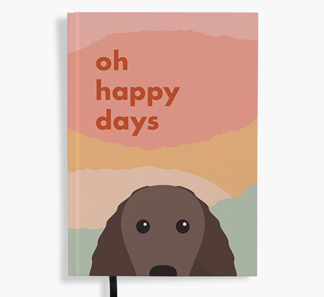 Oh Happy Days: Personalised {breedFullName} Notebook