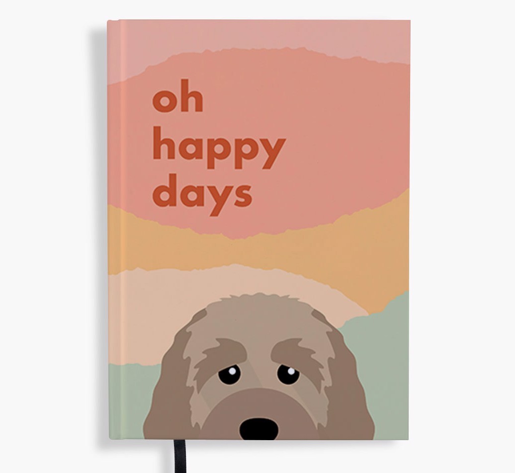 Oh Happy Days: Personalised {breedFullName} Notebook