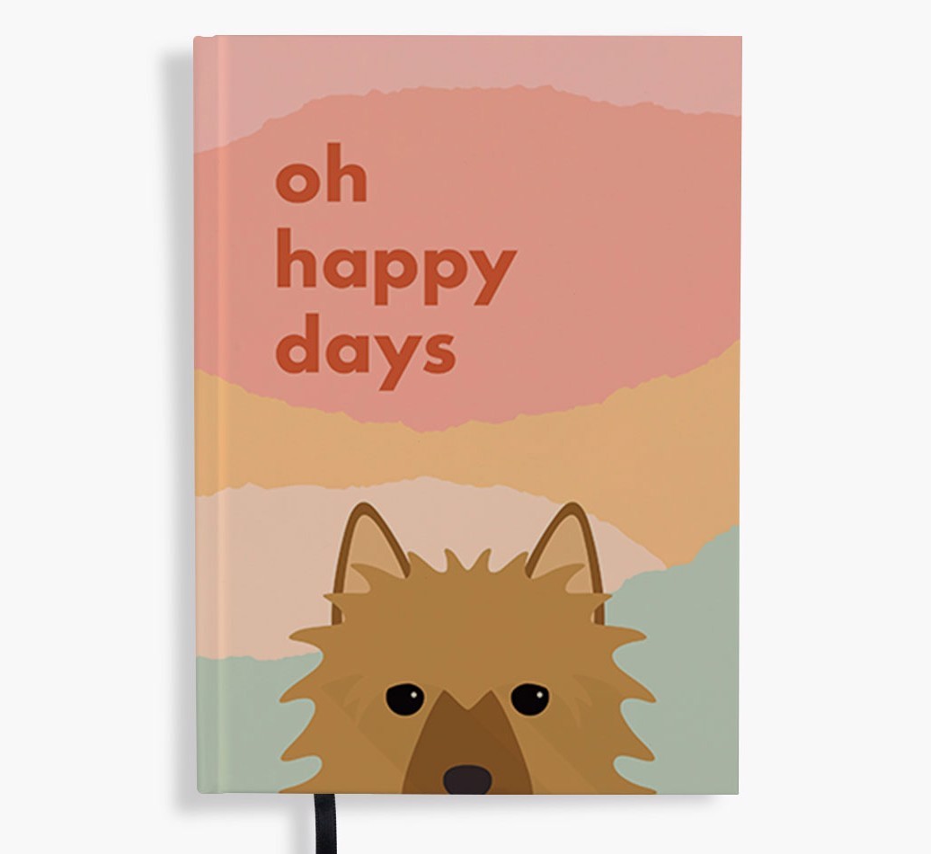 Oh Happy Days: Personalised {breedFullName} Notebook