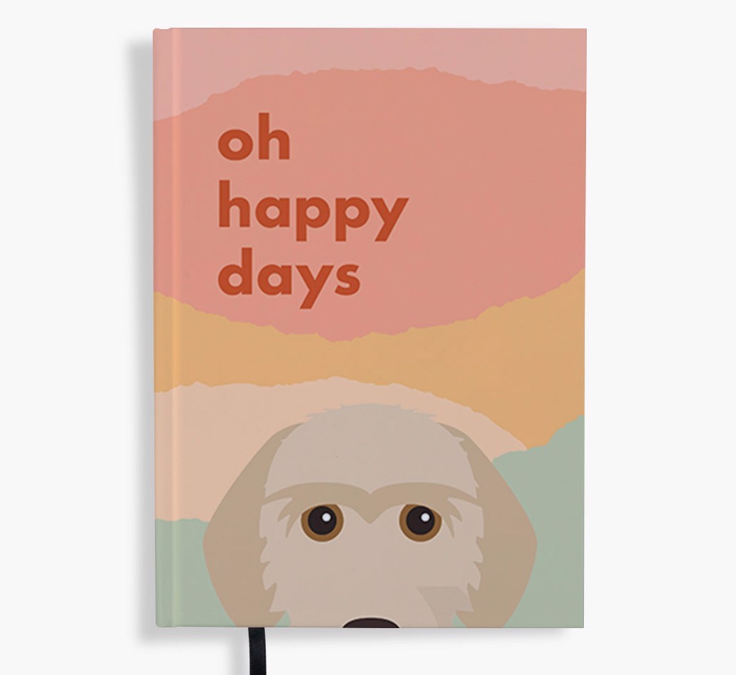 Oh Happy Days: Personalised {breedFullName} Notebook